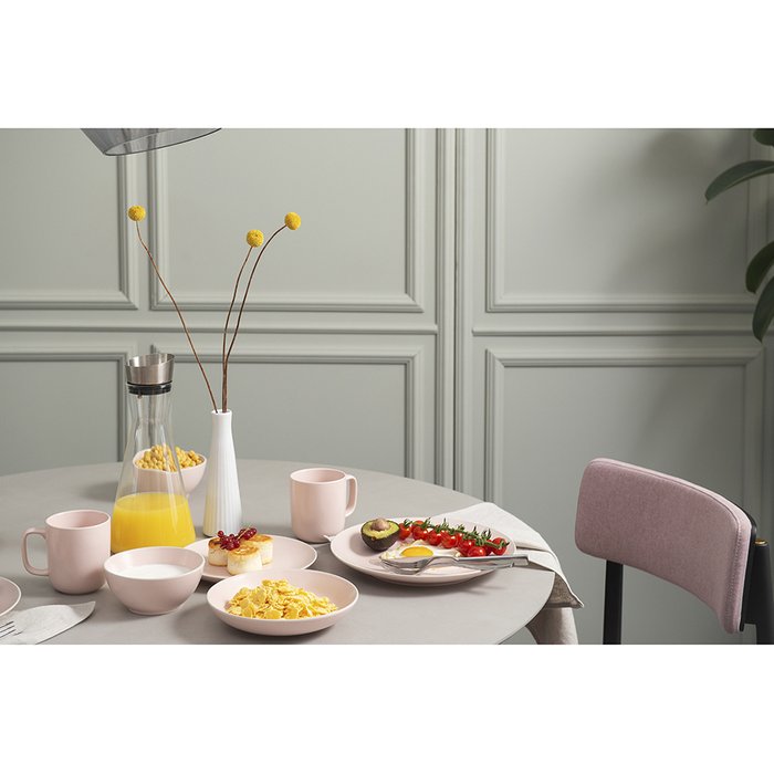 Набор тарелок для пасты simplicity, D20 см, розовые, 2 шт. - купить Тарелки по цене 1900.0