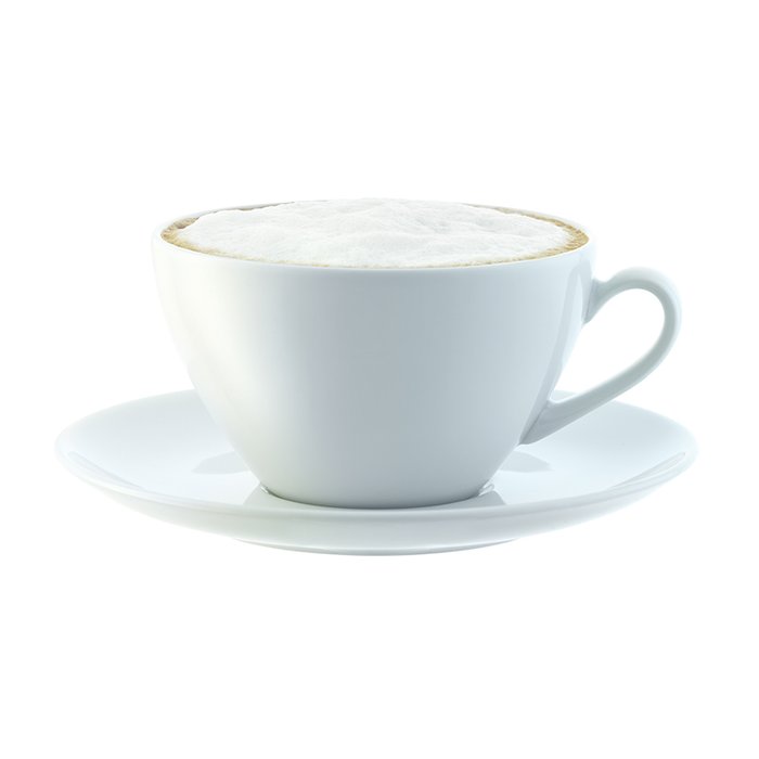 Набор из четырех округлых чашек с блюдцем LSA dine 350 мл - купить Для чая и кофе по цене 4505.0