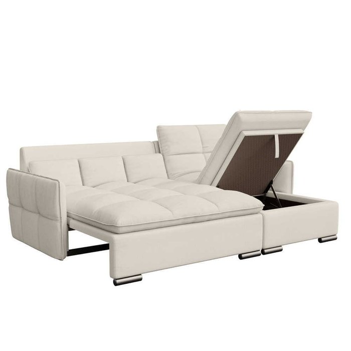 Модульный угловой диван-кровать Сидней светло-бежевого цвета - лучшие Угловые диваны в INMYROOM