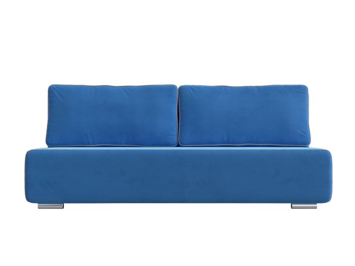 Прямой диван-кровать Уно голубого цвета - купить Прямые диваны по цене 31999.0