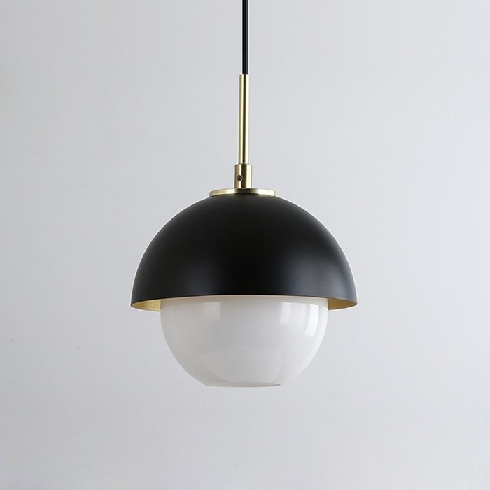 Подвесной светильник Olve черно-белого цвета - купить Подвесные светильники по цене 13860.0