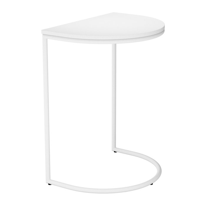 Приставной столик Evekis белого цвета