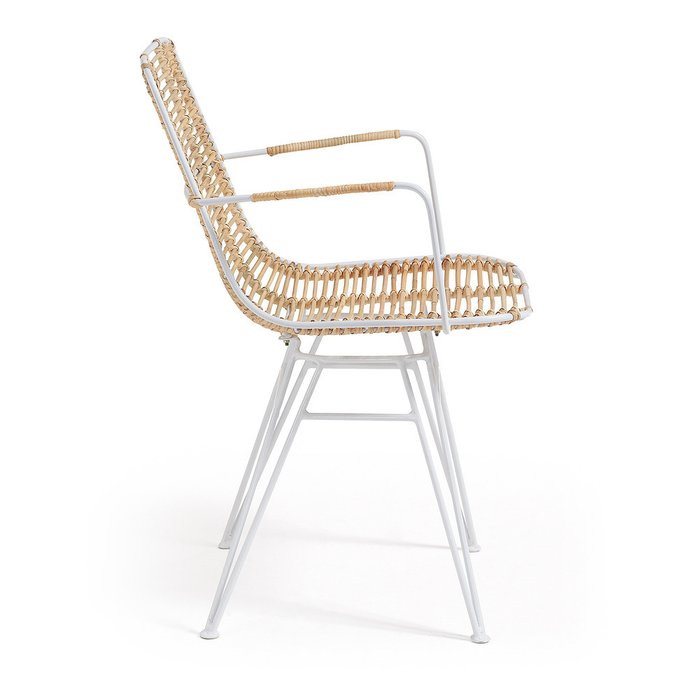 Стул Ashanti бело-бежевого цвета - купить Обеденные стулья по цене 29990.0