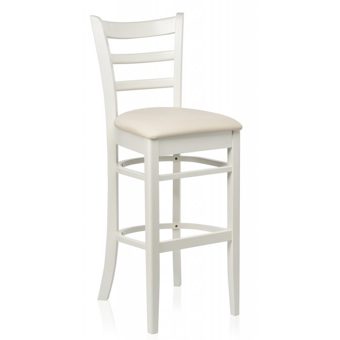 Барный стул Mirakl молочно-бежевого цвета