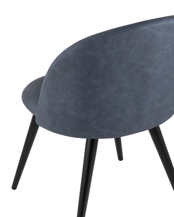 Стул Лион синего цвета - лучшие Обеденные стулья в INMYROOM