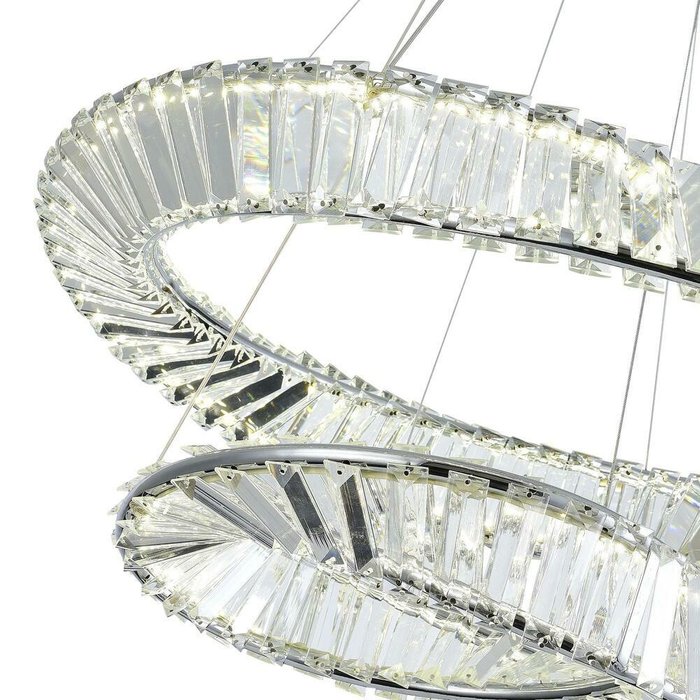 Светильник подвесной ST-Luce Хром/Прозрачный LED 1*52W 4000K RITORTO - лучшие Подвесные люстры в INMYROOM