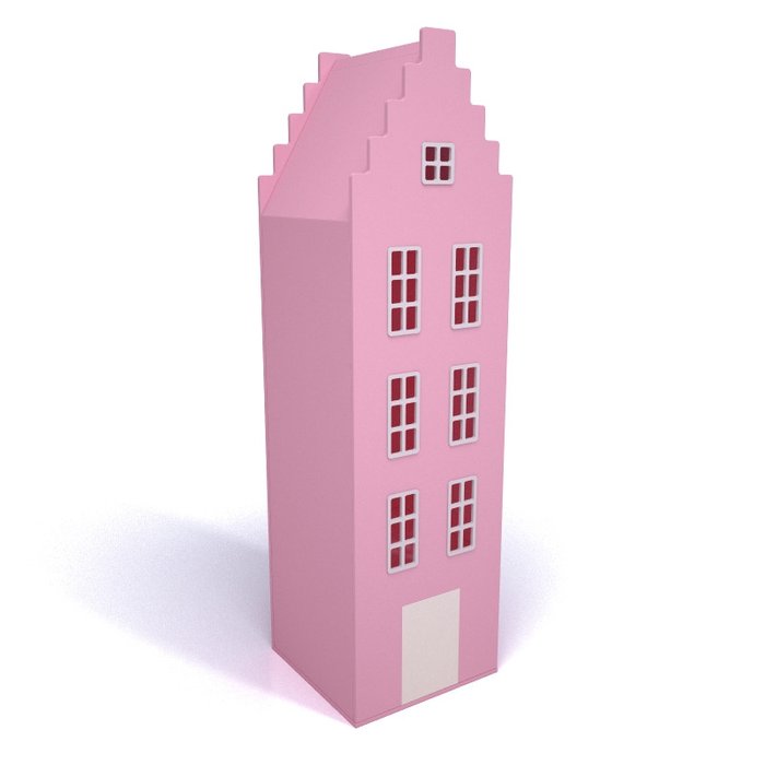 Шкаф "Амстердам" М розовый тип 2