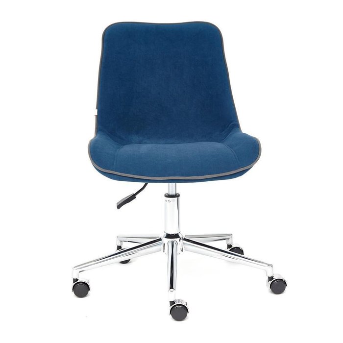 Кресло офисное Style синего цвета - купить Офисные кресла по цене 8573.0