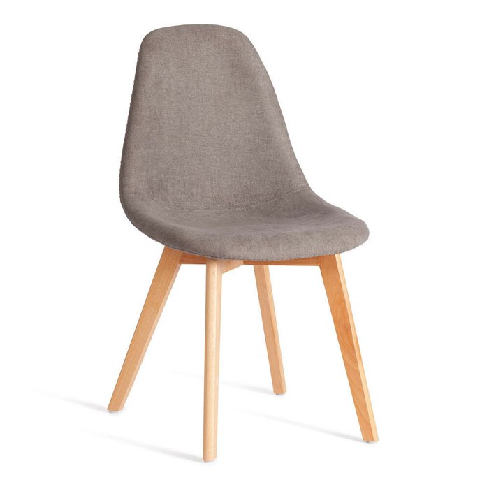 Комплект из четырех стульев Cindy Soft серого цвета - купить Обеденные стулья по цене 17840.0