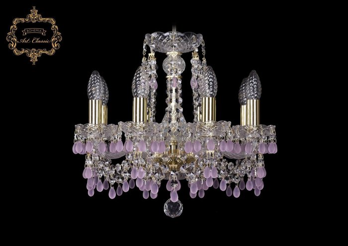 Хрустальная подвесная люстра Art Classic 45597 11.24.8.141.Gd.V7010 подсвечник Хрустальная подвесная люстра Art Classic 45597 11.24.8.141.Gd.V7010 подсвечник