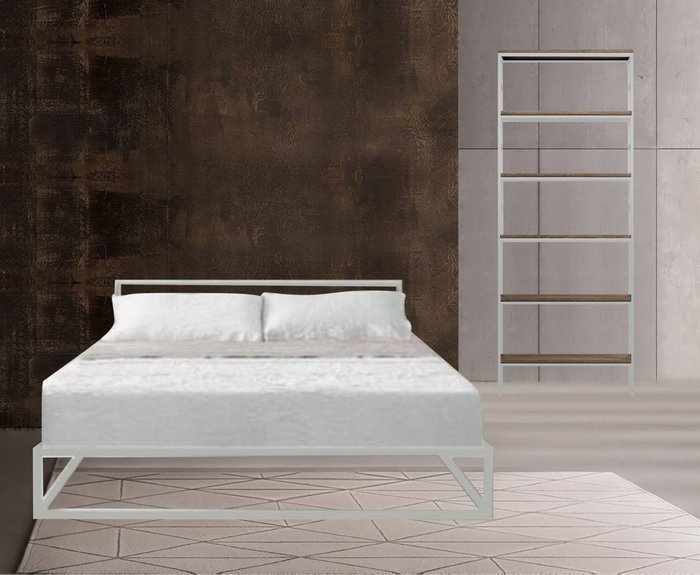 Кровать Бруклин 180х200 белого цвета - лучшие Кровати для спальни в INMYROOM