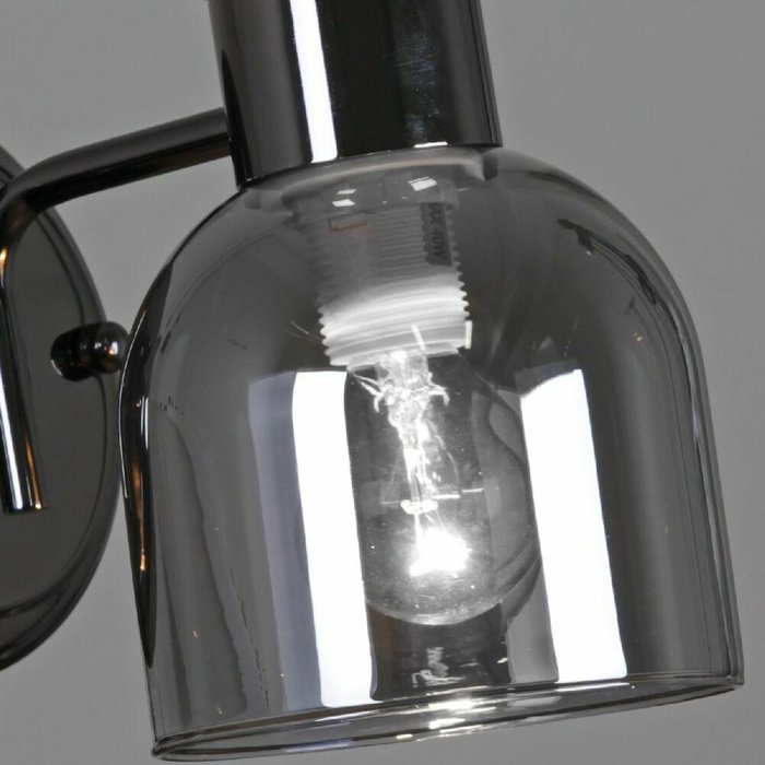 Бра IL5295-1WST-79 AN (стекло, цвет черный) - лучшие Бра и настенные светильники в INMYROOM