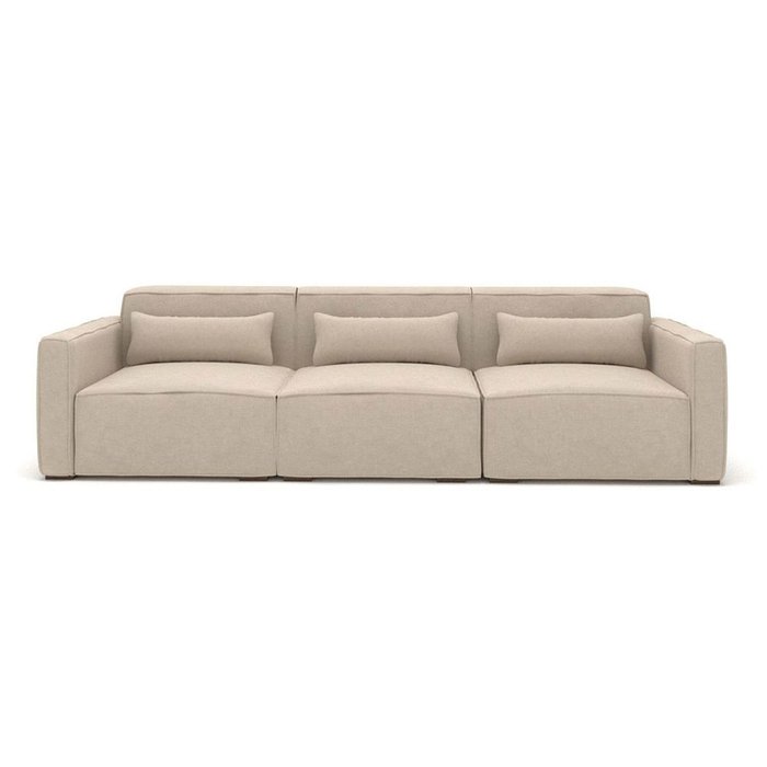 Трехместный диван Cubus бежевого цвета - купить Прямые диваны по цене 61900.0