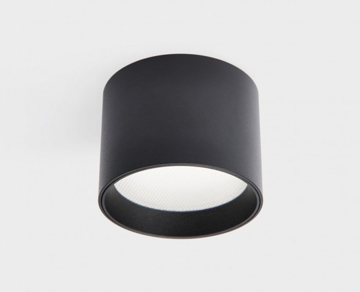 Накладной светильник IT02-007 black 3000K (алюминий, цвет черный)