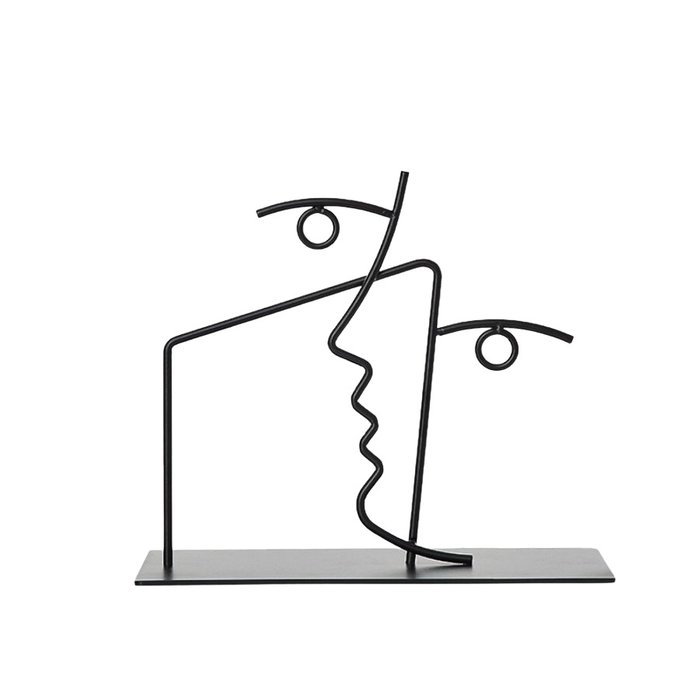 Статуэтка Wire Sculpture Gemini черного цвета