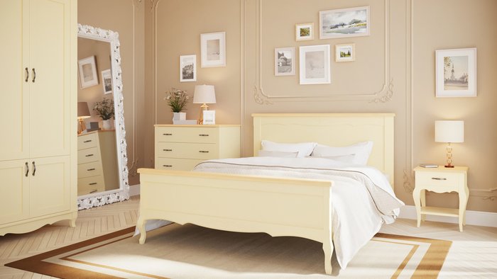  Кровать Кассис из массива бука 160х200 - лучшие Кровати для спальни в INMYROOM