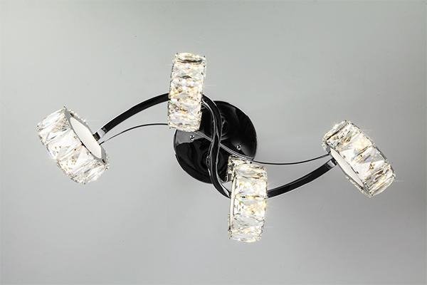 Потолочная светодиодная люстра с пультом ДУ Eurosvet Turin  - купить Потолочные люстры по цене 8042.0