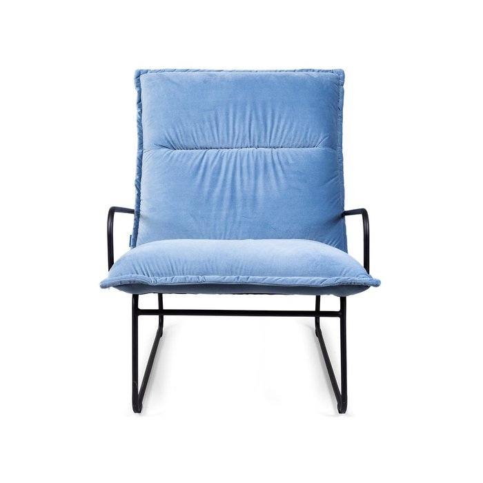 Кресло Aplotta голубого цвета - лучшие Интерьерные кресла в INMYROOM
