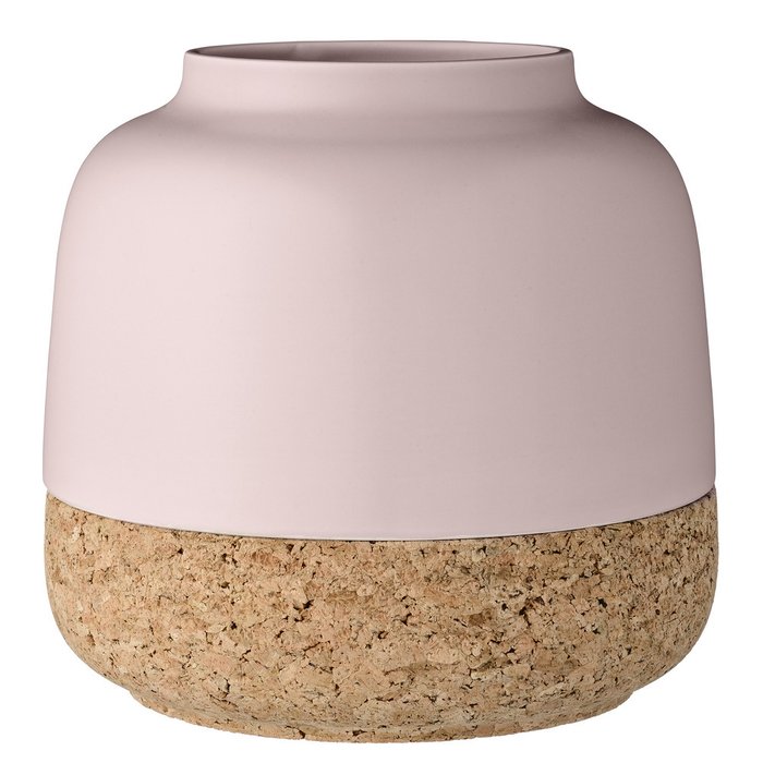 Керамическая ваза Pink розового цвета