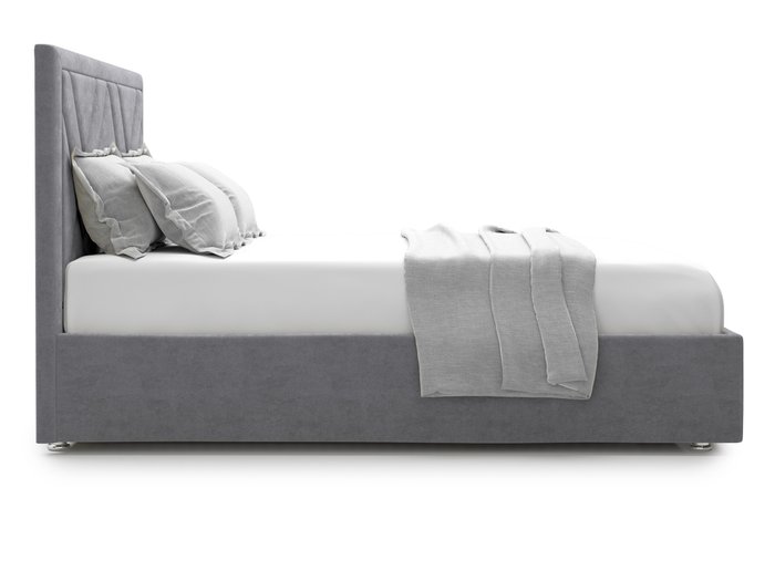 Кровать Premium Milana 2 180х200 серого цвета с подъемным механизмом - лучшие Кровати для спальни в INMYROOM
