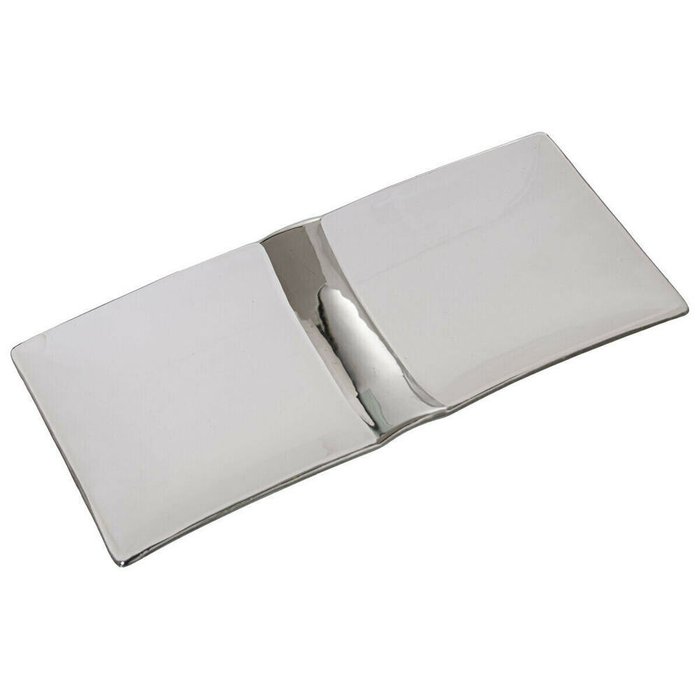 Блюдо Белый Серебристый 31 x 14 x 3 - купить Тарелки по цене 3404.0