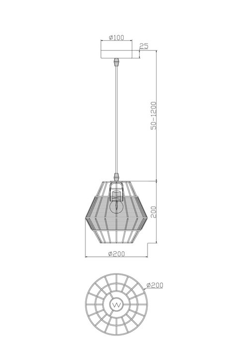 Подвесной светильник Freya FR5335PL-01B1 Shape Modern Подвесной светильник Freya FR5335PL-01B1 Shape Modern