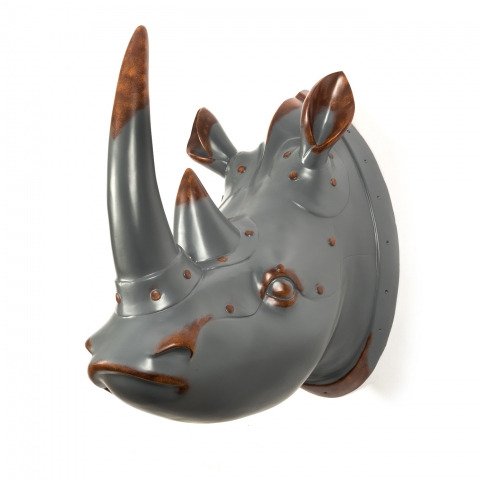 Настенная статуэтка "Rhino head"