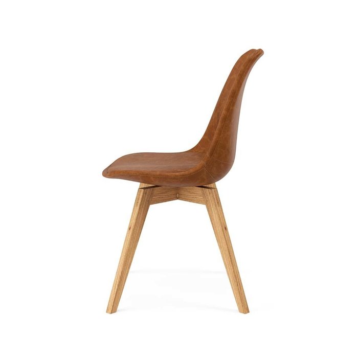 Стул Gina Bess коричневого цвета (экокожа) - купить Обеденные стулья по цене 25175.0