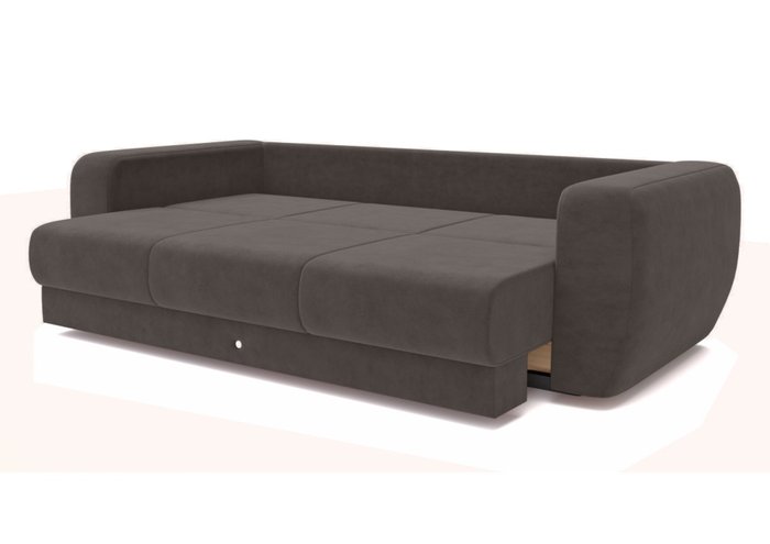 Прямой диван-кровать черного цвета - купить Прямые диваны по цене 215000.0