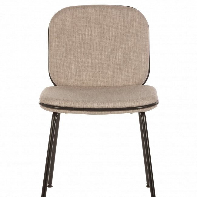 Стул серого цвета со стальным каркасом  - лучшие Обеденные стулья в INMYROOM
