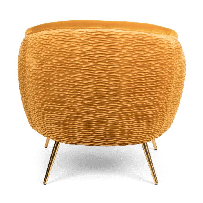 Кресло  So Curvy желтого цвета - купить Интерьерные кресла по цене 72339.0