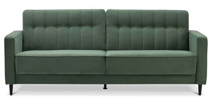 Диван-кровать Клайд зеленого цвета - купить Прямые диваны по цене 40100.0