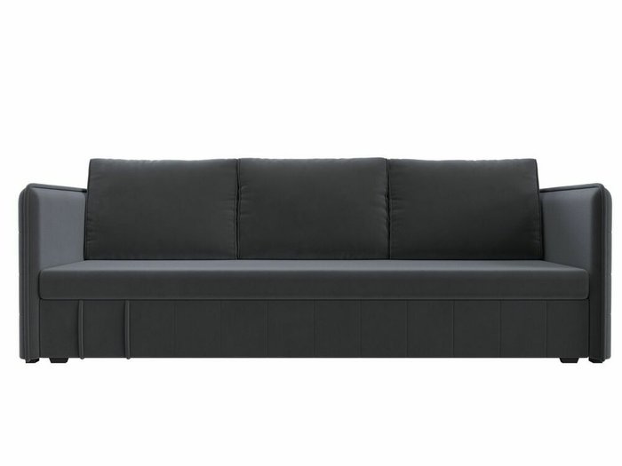 Прямой диван-кровать Слим серого цвета - купить Прямые диваны по цене 26999.0