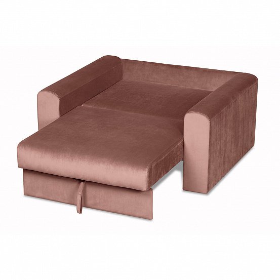 Кресло-кровать Мэдисон Лувр красного цвета - купить Интерьерные кресла по цене 22990.0