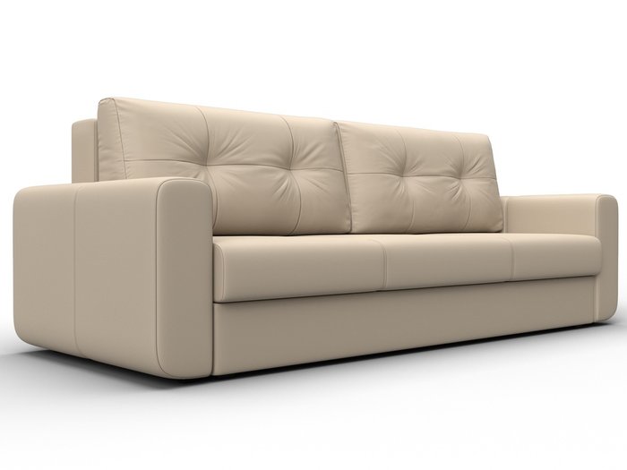 Диван-кровать Лига 031 бежевого цвета (экокожа) Диван-кровать Лига 031 бежевого цвета (экокожа)