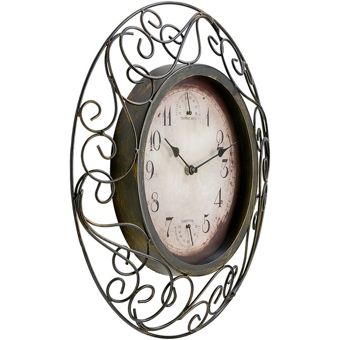 Настенные часы Belfast из металла с орнаментом - купить Часы по цене 8090.0