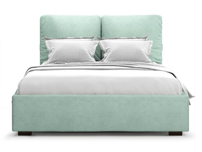 Кровать Trazimeno 160х200 мятного цвета с подъемным механизмом - купить Кровати для спальни по цене 40400.0
