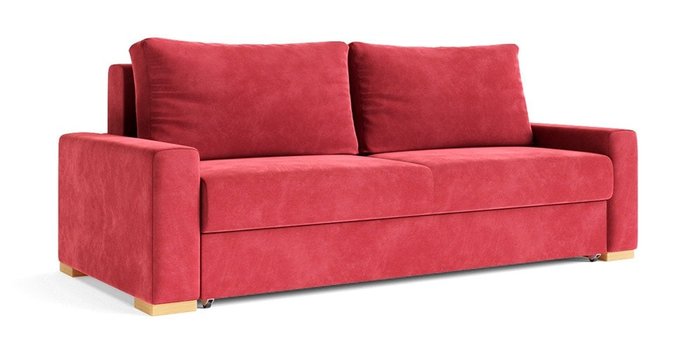 Диван-кровать Матиас красного цвета - купить Прямые диваны по цене 70158.0