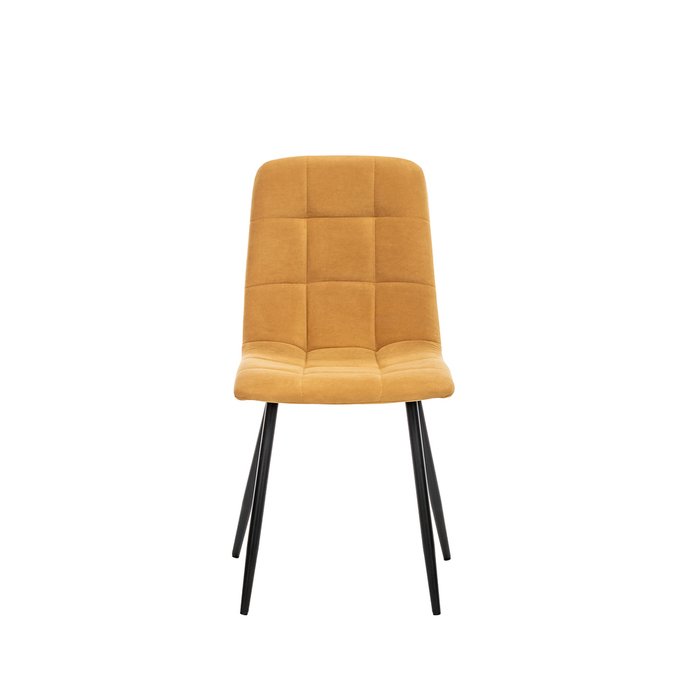 Стул Leset Скай черно-горчичного цвета - купить Обеденные стулья по цене 4980.0