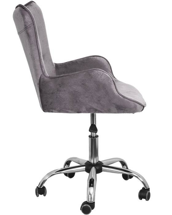 Кресло поворотное Bella серый - лучшие Офисные кресла в INMYROOM