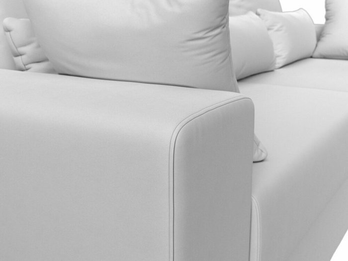 Диван-кровать Майами белого цвета (экокожа) - лучшие Прямые диваны в INMYROOM