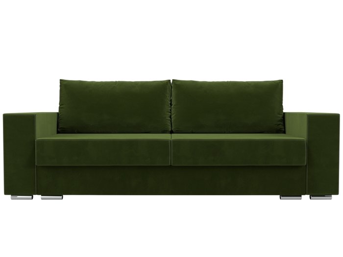 Прямой диван-кровать Исланд зеленого цвета - купить Прямые диваны по цене 49999.0