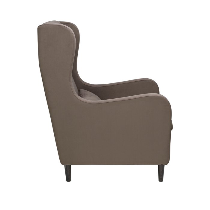 Кресло Хилтон коричневого цвета  - лучшие Интерьерные кресла в INMYROOM