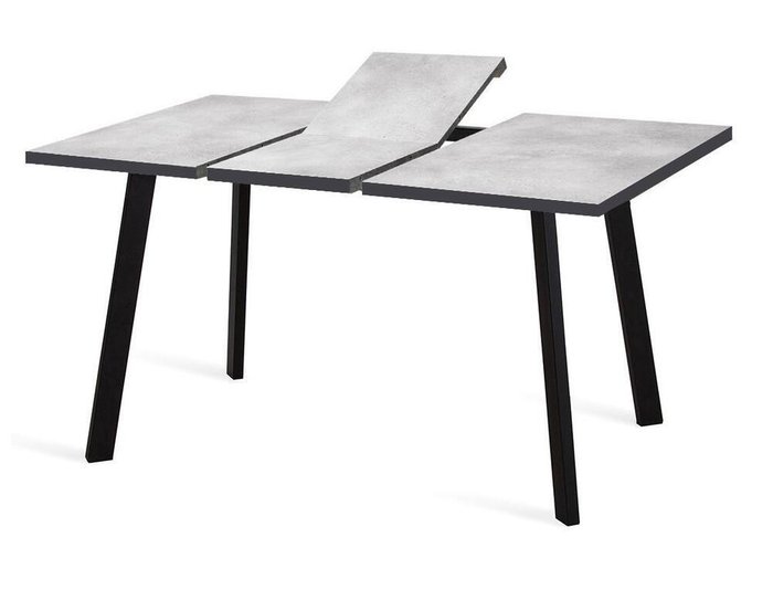 Раздвижной обеденный стол DikLine HB140 серо-бежевого цвета - купить Обеденные столы по цене 20990