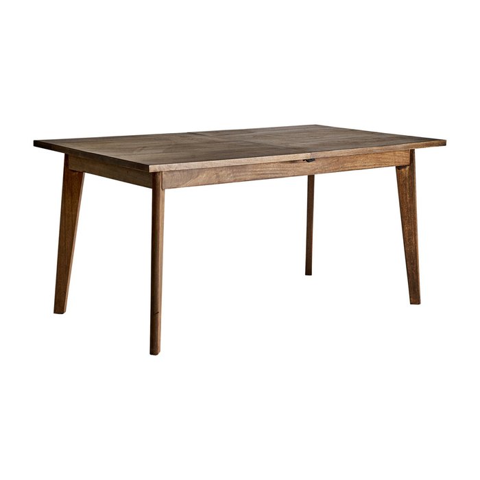 Раздвижной обеденный стол Lekimai коричневого цвета