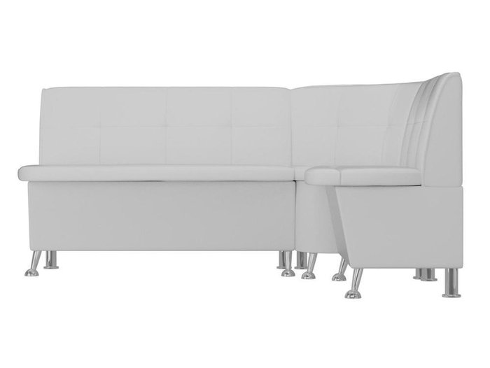 Угловой диван Феникс белого цвета (экокожа) правый угол - купить Угловые диваны по цене 34990.0