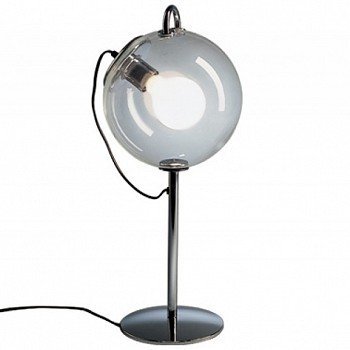Настольная лампа со стеклянным плафоном
