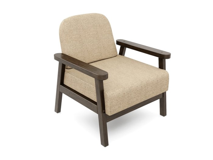 Кресло Флори бежевого цвета - лучшие Интерьерные кресла в INMYROOM