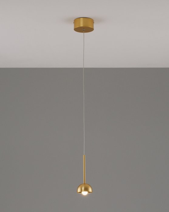 Подвесной светодиодный светильник Fiona золотого цвета - купить Подвесные светильники по цене 5390.0