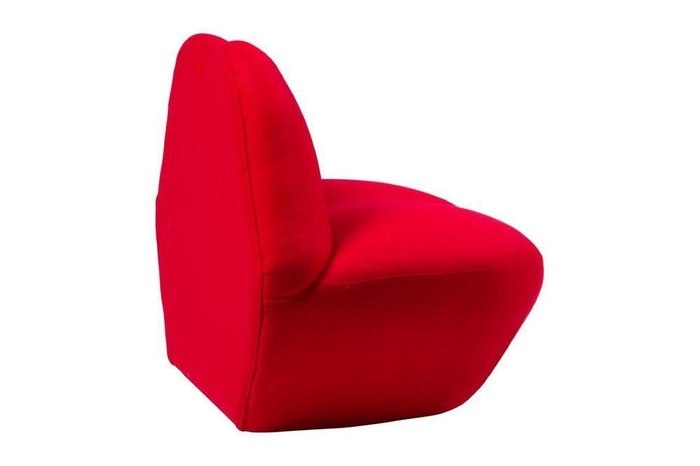 Кресло Heller Bocca Lip красного цвета - лучшие Интерьерные кресла в INMYROOM